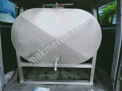 Araç Üstü Süt Taşıma Tankı 500 Lt Tek Cidarlı