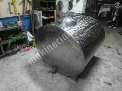Araç Üstü Süt Taşıma Tankı 500 Lt Tek Cidarlı