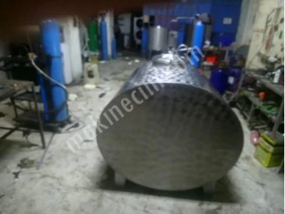 Araç Üstü Süt Taşıma Tankı 750 Lt Tek Cidarlı