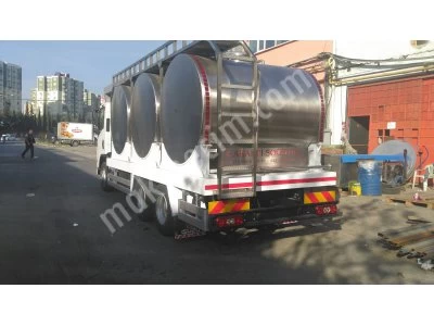 On-Board Milk Transport Tank 1000 Lt Single Walled