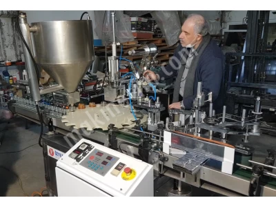 Jelly Filling Machine Hot Cold Filling, Foil, Capping, Label