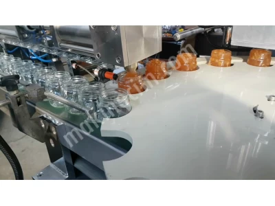 Jelly Filling Machine Hot Cold Filling, Foil, Capping, Label