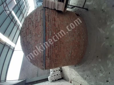 Brick Furnaces Producing Charcoal