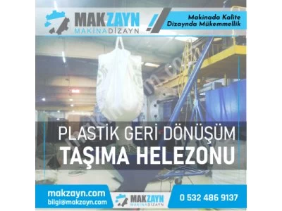 Agrinn Makina Helixon Granül Plastik Taşıma Helezonu