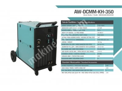 Aw-dcmm-kh-350 Air Cooled Welding Machine