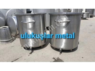 Paslanmaz Boya Kazanı İmalatı 500 Litre 1 Ton 1.5 Ton Üretim