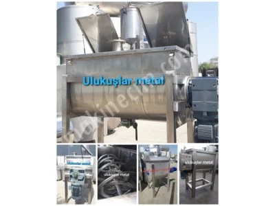 Staınless Powder Mıxer Mıxıng Machıne Manufacturıng Hıgh Tonstal Or Low Capacıty Productıon From Ulukuşlar