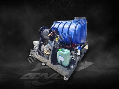 Super Turbo Plus Cold 200 Bar On-Board 100 Meters Hose Winding Reel Trigger Washer + Jet Foam