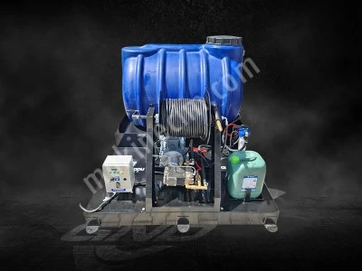 Super Turbo Plus Cold 200 Bar On-Board 100 Meters Hose Winding Reel Trigger Washer + Jet Foam