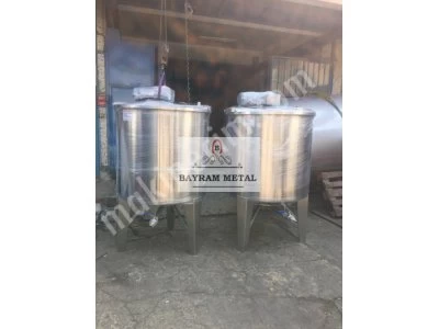 Paslanmaz Karıştırıcı Mikser Kazan Tank Kimya Kozmatik Gıda Su Deposu