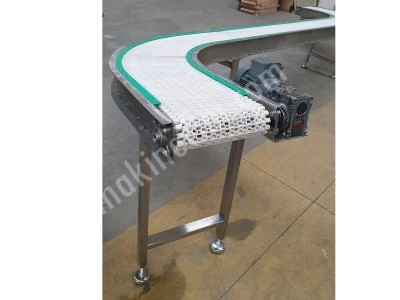 Konveyör Sistemleri- Dönüşlü Modüler Konveyör Bant- Paketleme Bantları