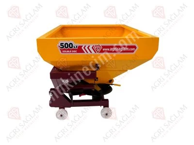 500 Litre Çift Diskli Gübre Serpme Makinesi