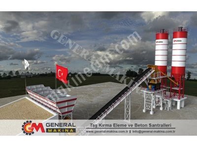 Fıxed Concrete Plant Royal 150/General Makina