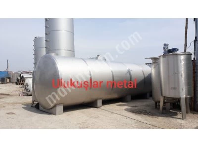Paslanmaz 50 60 Tonluk Stok Depolama Tankları Satılık