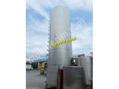 Paslanmaz 50 60 Tonluk Stok Depolama Tankları Satılık