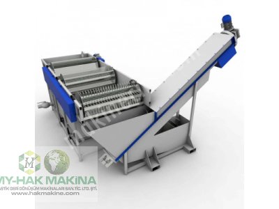 PET BOTTLE RECYCLING  CRUSHING-WASHING-DRYING LINE  2.000 kg / h capacity   HDPE BOTTLE RECYCLING  C