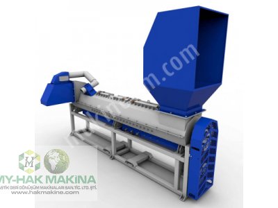 PET BOTTLE RECYCLING  CRUSHING-WASHING-DRYING LINE  2.000 kg / h capacity   HDPE BOTTLE RECYCLING  C
