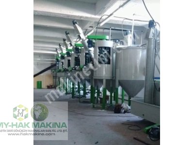 PET BOTTLE RECYCLING  CRUSHING-WASHING-DRYING LINE  2.000 kg / h capacity   HDPE BOTTLE RECYCLING  C