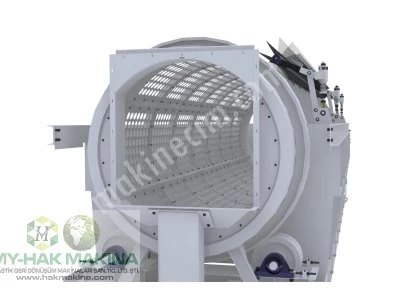 Trommel Screen Waste Dispenser Mixer