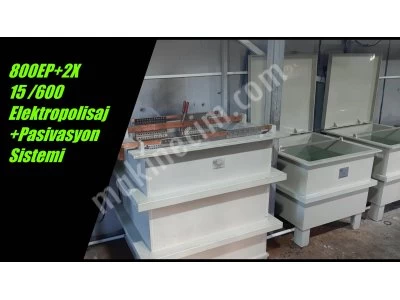 Electrolytic Polishing And Passivation System For İnd.parts