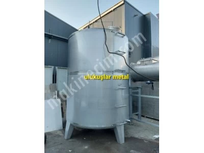Paslanmaz 15 M3 Depolama Stok Tankı Yag Süt Zeytinyagı Glikoz Gıda Tankı