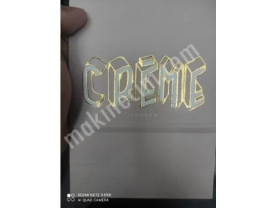 Gilding Foil Printing Machine On Paper Bag, Hot Stamping Printing Machine On Paper