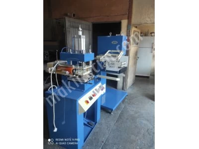 Gilding Foil Printing Machine On Paper Bag, Hot Stamping Printing Machine On Paper