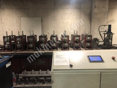 8 Stations Flying Cutting System Roll Form Line With Uncoiler Packing System