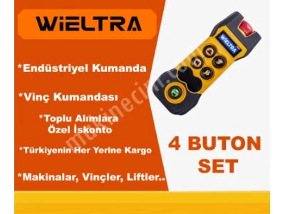 4 Buttons Double Speed Overhead Crane Remote Control