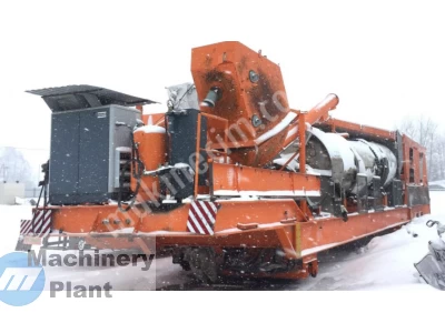 2 Hand Mobile Asphalt Plant 160 Tons