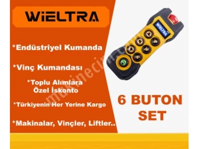 6 Button Single Speed Domestic Production Crane Control