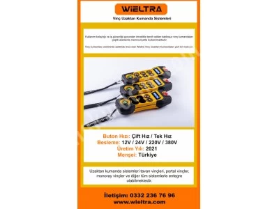 6 Button Single Speed Domestic Production Crane Control