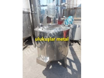 2.El Paslanmaz Karıştırıcı Mikserler Isıtmalı Ceketli Serpantin Boru Isıtmalı Üretim Makinaları