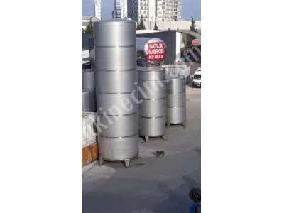Paslanmaz Çelik 61 Tonluk Krom Tank