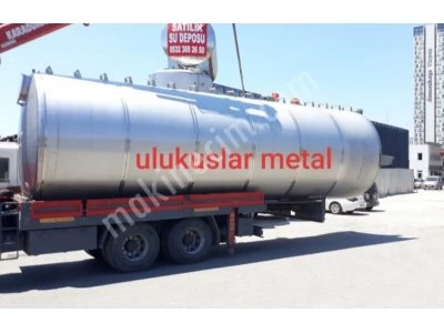 Paslanmaz Çelik 61 Tonluk Krom Tank