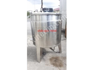 Paslanmaz Çelik 1000 Litre Isıtmalı Karıştırıcı Mikser Kazan