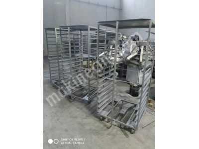 Rotary Oven Bread Trolley Painted (black Model)