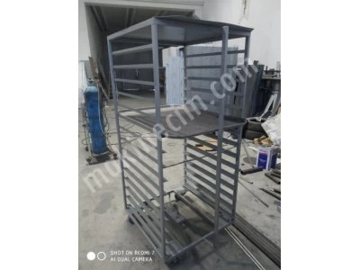 Rotary Oven Bread Trolley Painted (black Model)