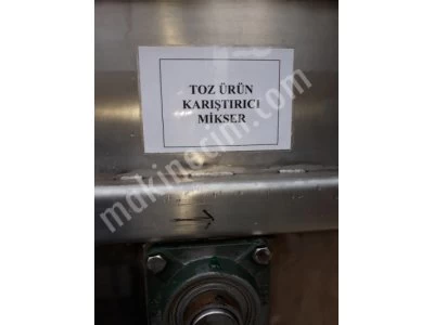 Powder Mıxer Mıxer 1000 Lıter 500 Kg Powder Mıxıng Feature
