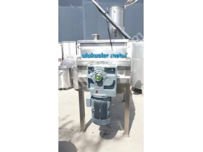 Paslanmaz 2000 Litre Yatay Helezonik Toz Karma Makinası Özel Imalat Yapiyoruz