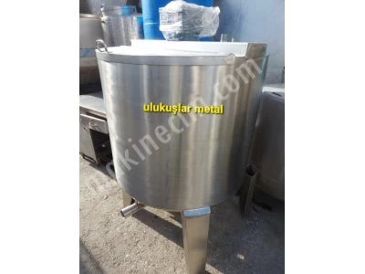 500 Liter Resistance Heated Mixer Tank Stainless Chrome