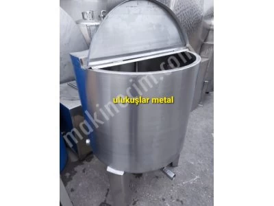 500 Liter Resistance Heated Mixer Tank Stainless Chrome