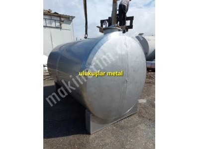 10 Ton Araç Üstü Taşıma Tankı Nakil Deposu Krom 304