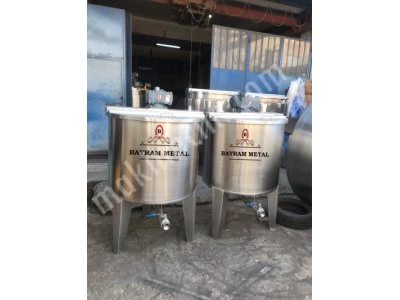 Stainless Boiler Tank Mixer Warehouse Mixer Chemistry Kozma GIDA