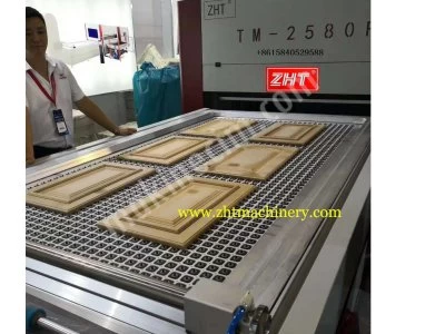 Vacuum Press Membrane Press Panel Coating Machine Zht Tm2580F