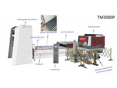 Pin Membrane Press 3D Laminating Machine Zht Tm3000P