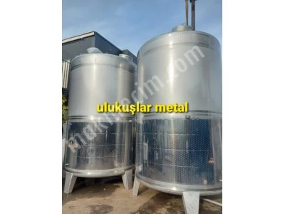 Fermantasyon Alkol Şarap Tankı Krom Özel İmalat Yapılır