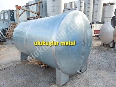 Galvanizli Mazot Benzin Akaryakıt Tankı 10 Tonluk