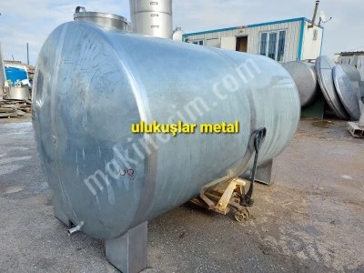 Galvanizli Mazot Benzin Akaryakıt Tankı 10 Tonluk