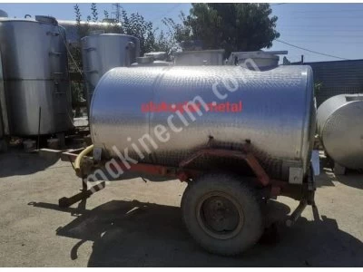 Su Süt Taşıma Tankı
